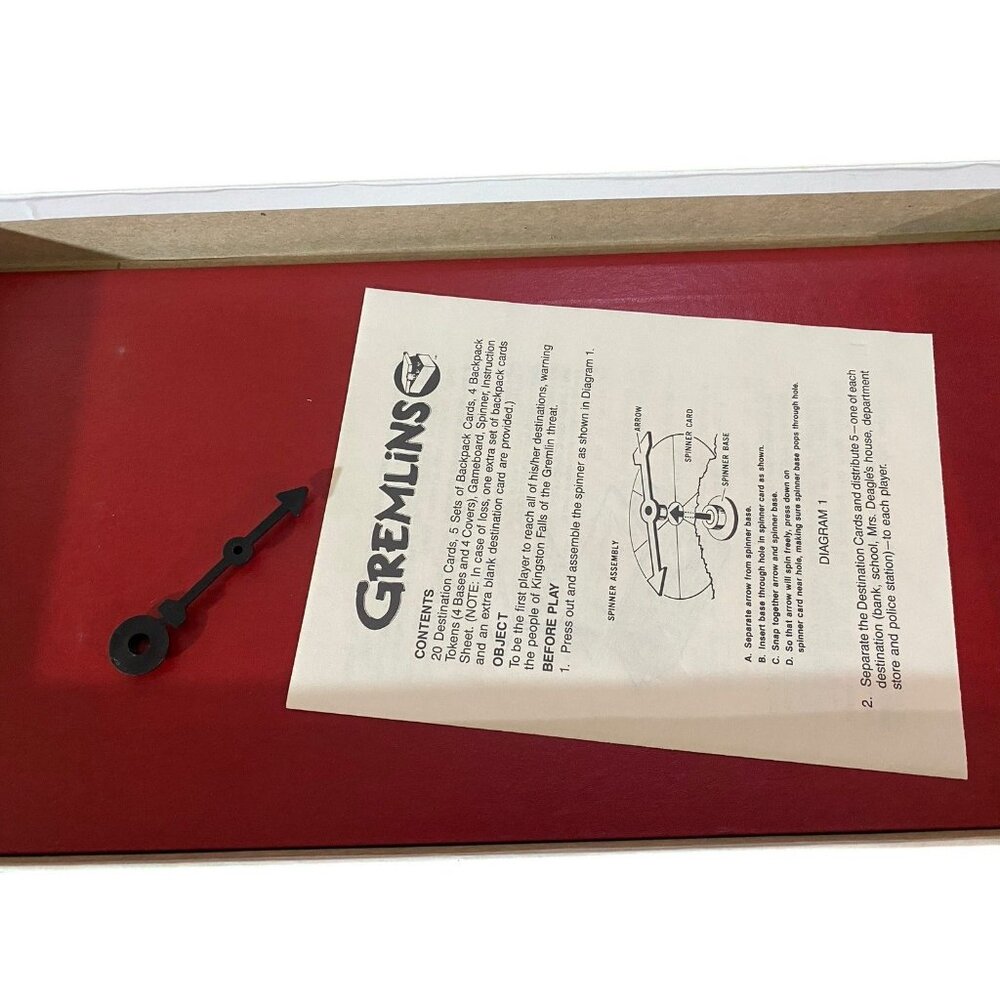 1984 Gremlins Board Game by Golden 100% Complete Unused & Unpunched Vintage - Picture 5 of 11